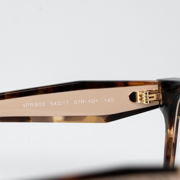 Prada Men Eyeglasses Havana Caramel Square PRB03V 07R1O1 NEW AUTHENTIC - Picture 7 of 8